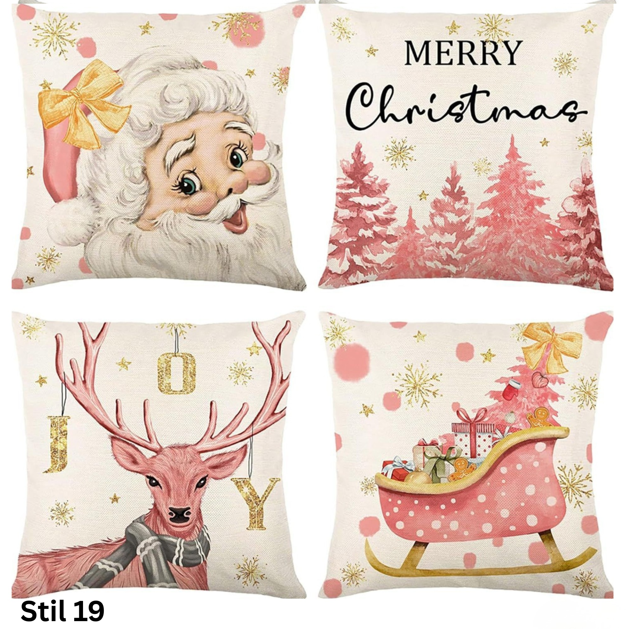 Weihnachtskissenbezüge