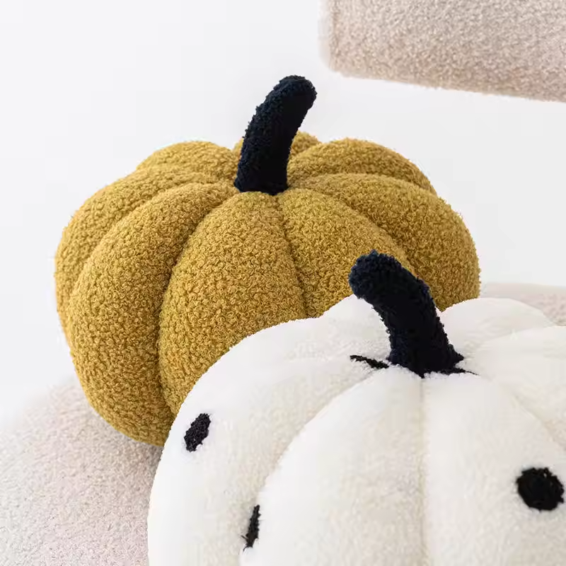 Herbst Kürbis Plüschkissen