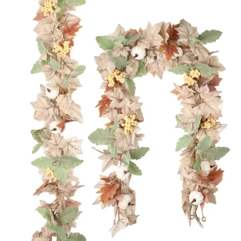 Herbstliche Ahornblattgirlande