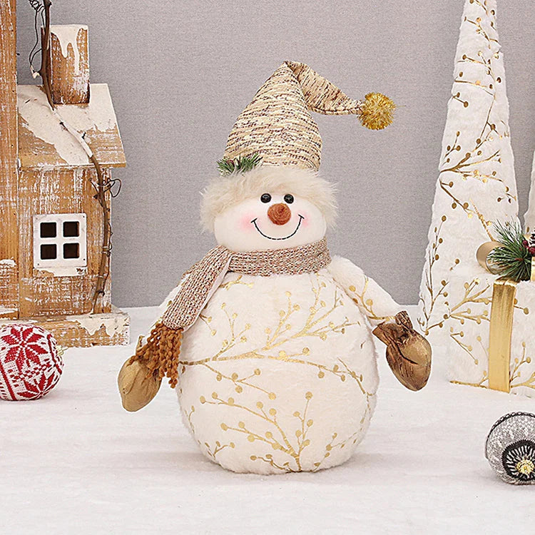 Plüsch-Schneemann-Weihnachtsmütze