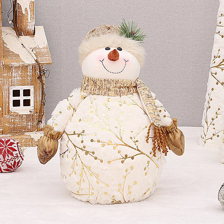 Plüsch-Schneemann-Weihnachtsmütze