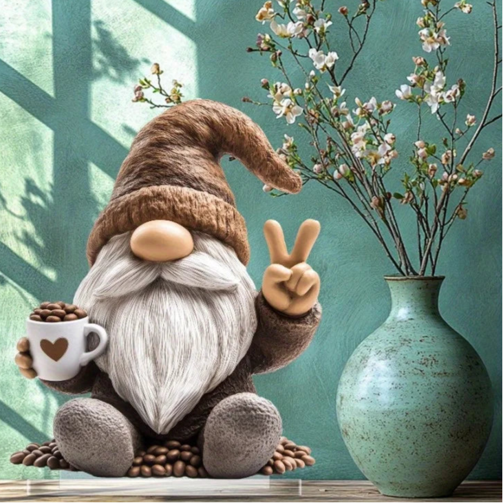 2D Gartenzwerg Deko