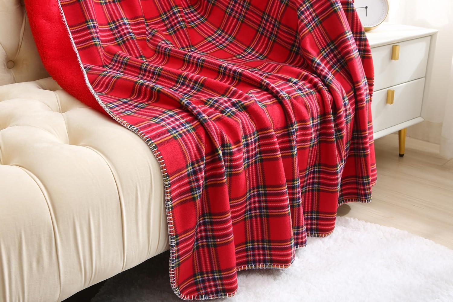 Mxaeyar Plaid Flauschdecke