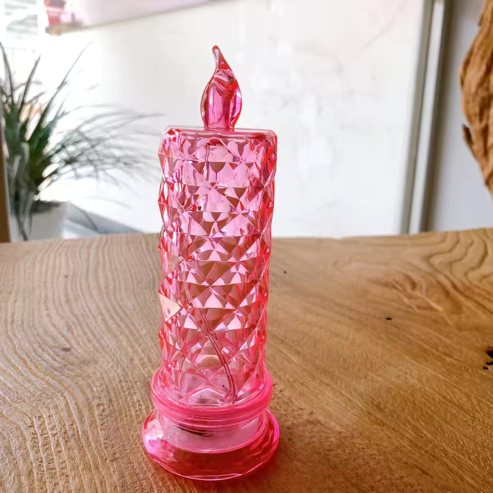 LumiRose LED-Kristallkerze