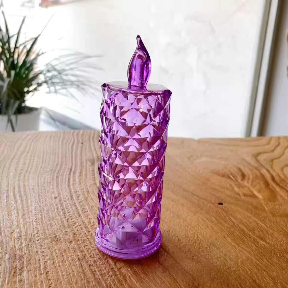 LumiRose LED-Kristallkerze