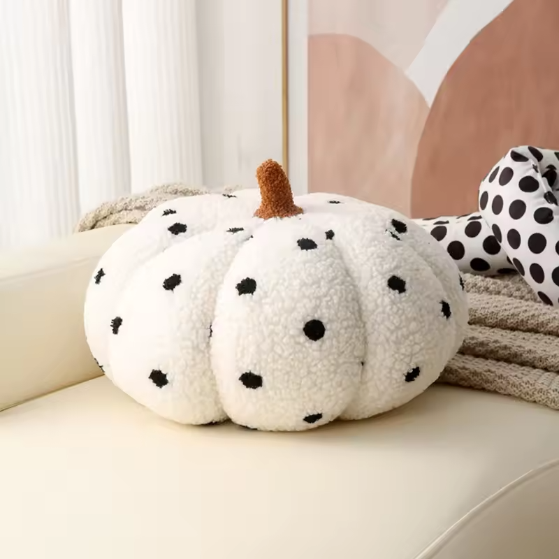Herbst Kürbis Plüschkissen