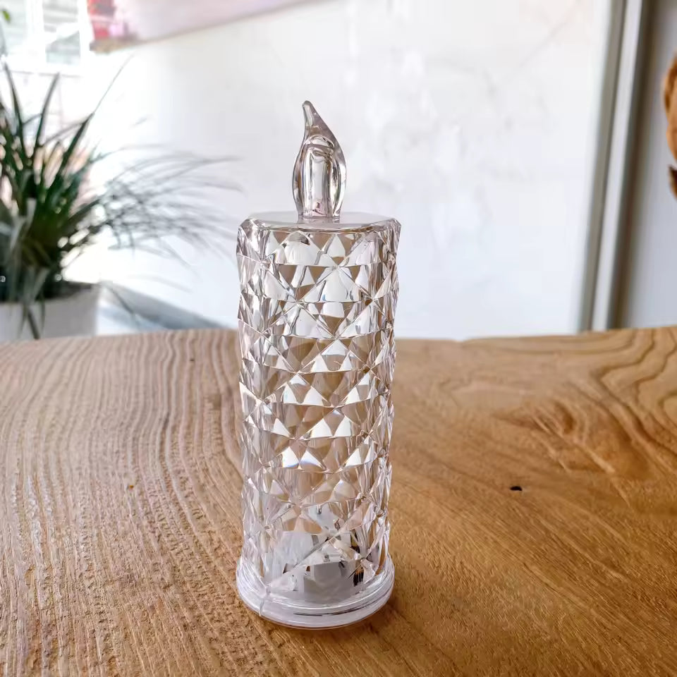LumiRose LED-Kristallkerze