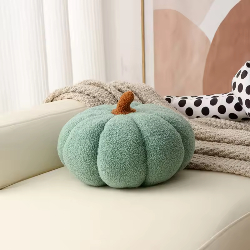 Herbst Kürbis Plüschkissen