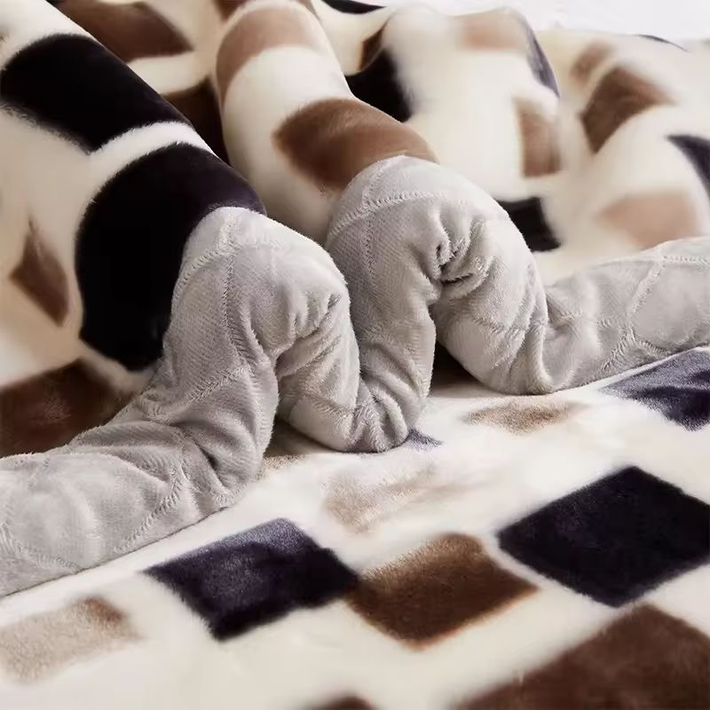 Doppelschicht Mink Decke