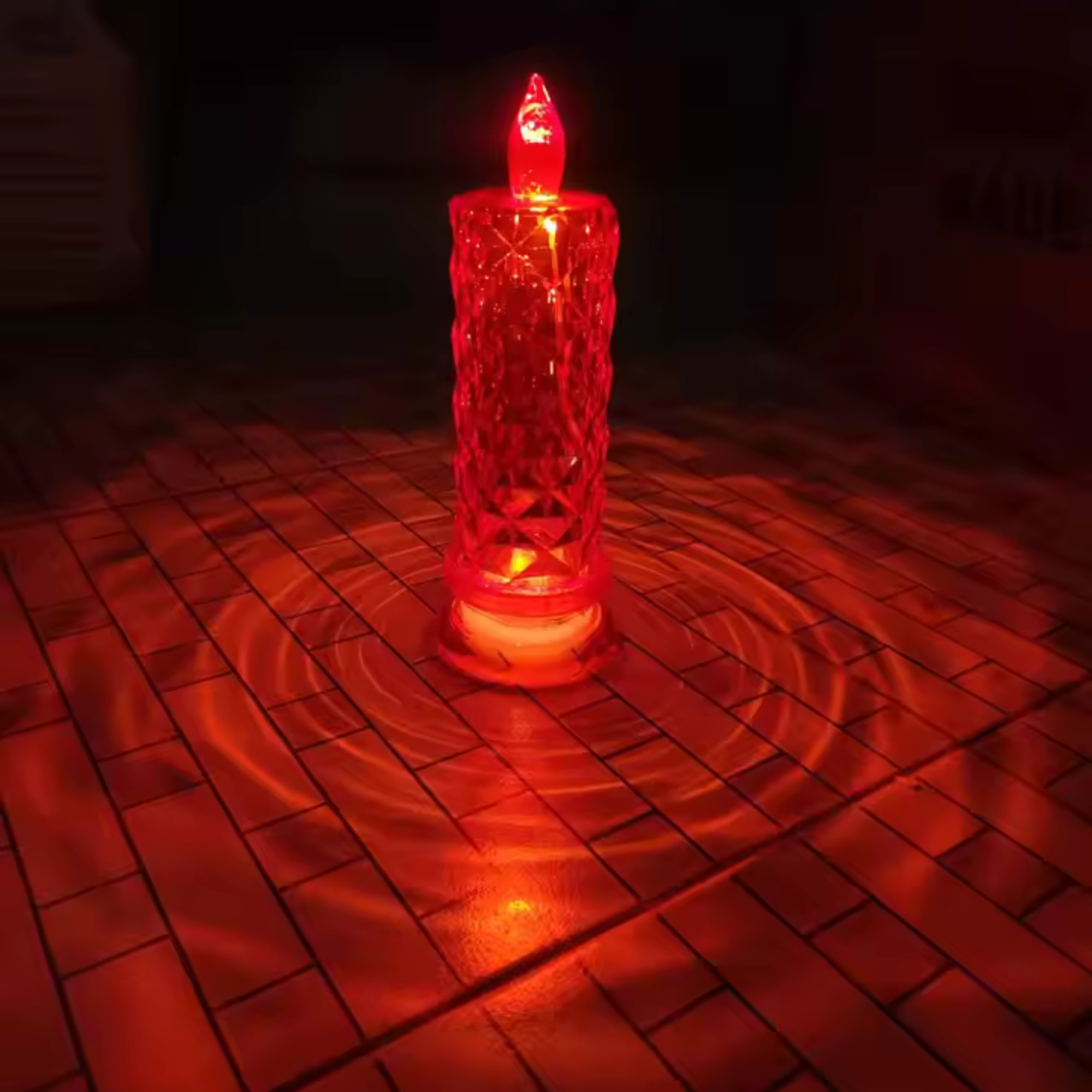 LumiRose LED-Kristallkerze
